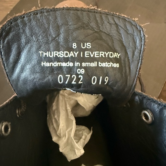 Thursday Everyday Tobacco Leather Boots - Picture 5 of 7